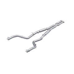 MBRP Exhaust 3in. Cat Back; Dual Rear - Black Patch Performance - MBRPS7119304