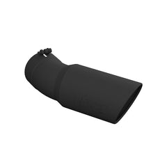 MBRP Exhaust 6" OD, Angle Rolled with 30° Bend Tip - Black Patch Performance - MBRPT5154BLK