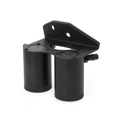 Mishimoto MMBCC-F27T-18SBE Baffled Oil Catch Can Kit, Fits Ford F-150 2.7L EcoBoost 2018-2020 - Engine from Black Patch Performance