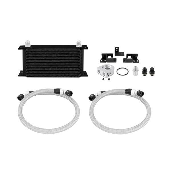 Mishimoto MMOC-WRA-07BK Jeep Wrangler JK Oil Cooler Kit, 2007-2011 - Belts and Cooling from Black Patch Performance