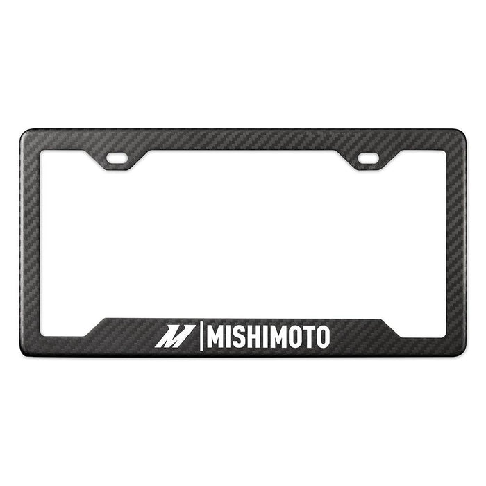 Mishimoto MMPROMO-FRAME-CF-M Carbon Fiber License Plate Frame, Matte Carbon Fiber - Body from Black Patch Performance
