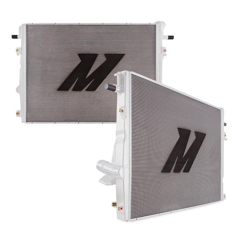Mishimoto MMRAD-F2D-11V2 Ford 6.7L Powerstroke Aluminum Primary Radiator, 2011-2016 - Belts and Cooling from Black Patch Performance