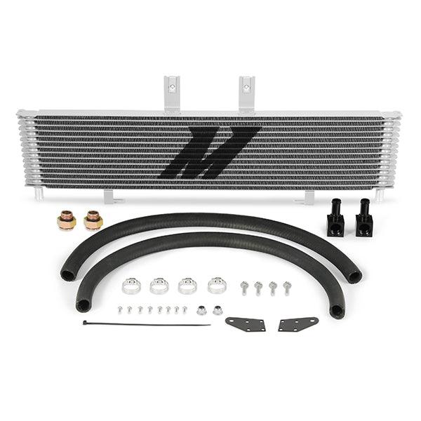 Mishimoto MMTC-DMAX-01SL Chevrolet/GMC 6.6L Duramax (LB7) Transmission Cooler, 2001-2003 - Belts and Cooling from Black Patch Performance