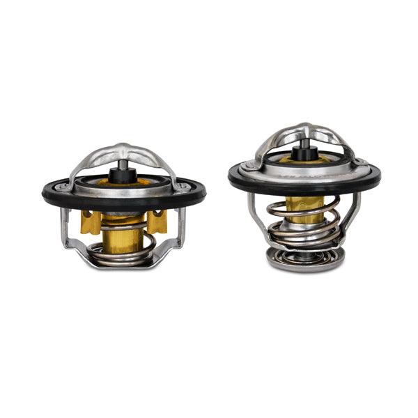 Mishimoto MMTS-CHV-01DL Chevrolet/GMC 6.6L Duramax Engine Low Temperature Thermostats (set of 2) - Belts and Cooling from Black Patch Performance