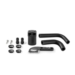 Mishimoto MMBCC-F80-15CBS Baffled Oil Catch Can, fits BMW F8X M3/M4 2015-2020, Black Sapphire Metallic - Black Patch Performance - MISHMMBCCF8015CBS