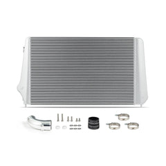 Mishimoto MMINT-DMAX-17SL Performance Intercooler, fits Chevrolet/GMC 6.6L Duramax L5P 2017-2019, Silver - Black Patch Performance - MISHMMINTDMAX17SL