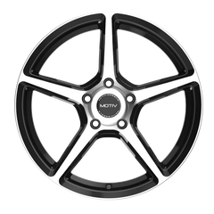 433MB-6754440 16X7.5 5X112 (+40) MTV 433MB Blade (HB 73.1) - Black Patch Performance - MOTI433MB6754440