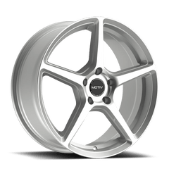 433MS-6756540 16X7.5 5X4.50 (+40) MTV 433MS Blade (HB 73.1) - Black Patch Performance - MOTI433MS6756540