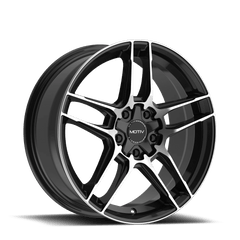 434MB-7755940 17X7.5 5X112/5X4.50 (+40) MTV 434MB Matic (HB 73.1) - Black Patch Performance - MOTI434MB7755940