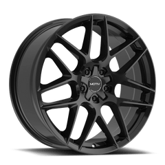 435B-7755940 17X7.5 5X112/5X4.50 (+40) MTV 435B Foil (HB 73.1) - Black Patch Performance - MOTI435B7755940