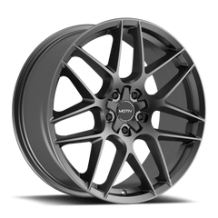 435G-8805942 18X8 5X112/5X4.50 (+42) MTV 435G Foil (HB 73.1) - Black Patch Performance - MOTI435G8805942