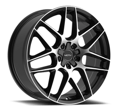 435MB-7751840 17X7.5 5X100 / 5X4.50 (+40) MTV 435MB Foil (HB 73.1) - Black Patch Performance - MOTI435MB7751840
