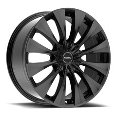 436B-8751442 18X7.5 5X108 / 5X4.50 (+42) MTV 436B (HB 73.1) - Black Patch Performance - MOTI436B8751442