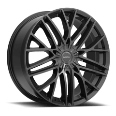 437B-2295740 22X9 5X4.50 / 5X120 (+40) MTV 437B (HB 74.1) - Black Patch Performance - MOTI437B2295740