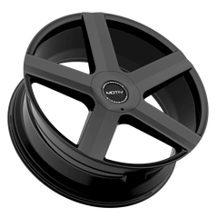 439B-2296825 22x9 6X135/6X5.50 (+25) MTV 439B (HB 106.2) - Black Patch Performance - MOTI439B2296825