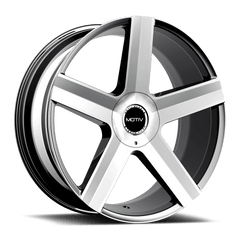 439C-24955515 24x9.5 5X115/5X120 (+15) MTV 439C (HB 74.1) - Black Patch Performance - MOTI439C24955515