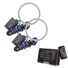 2252 - 333 - Ram 2013 - 2018 ORACLE ColorSHIFT Projector Headlight Halo Kit - Black Patch Performance - ORAC2252333