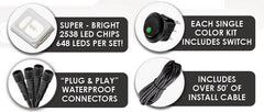 ORL LED Wheel Rings - Black Patch Performance - ORAC4228003