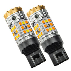 5111-023 - ORACLE 7443-CK LED Switchback High Output Can-Bus LED Bulbs - Black Patch Performance - ORAC5111023