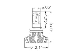 ORL LED Conversion Bulbs - Black Patch Performance - ORAC5233001