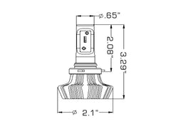 ORL LED Conversion Bulbs - Black Patch Performance - ORAC5239001