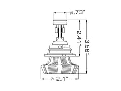 ORL LED Conversion Bulbs - Black Patch Performance - ORAC5241001