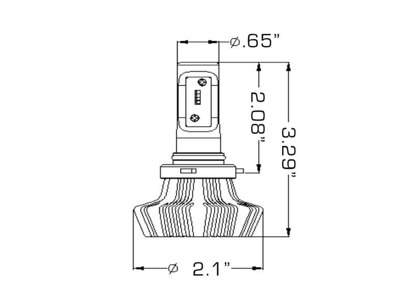 ORL LED Conversion Bulbs - Black Patch Performance - ORAC5242001