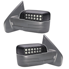 5752-001 - ORACLE 2009-2014 Ford F150 / Raptor Off-Road Mirrors - Black Patch Performance - ORAC5752001