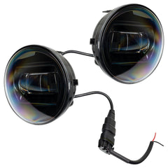 5866-504 - High Performance LED Fog Lights, 6000K - Black Patch Performance - ORAC5866504