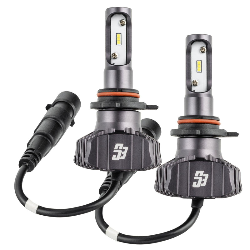 Oracle Lighting S5242-001 9012 S3 LED Headlight Bulb Conversion Kit, 6000K - Black Patch Performance - ORACS5242001