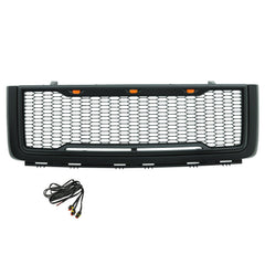 Paramount Automotive 41-0178MB Matte Black ABS LED Impulse Mesh Grille - Black Patch Performance - PARA410178MB
