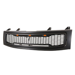 Paramount Automotive 41-0203MB Matte Black ABS LED Impulse Mesh Grille - Black Patch Performance - PARA410203MB