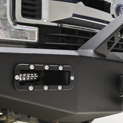 Paramount Automotive 57-0138 F-250/F-350/F-450 LED Front Winch Bumper - Black Patch Performance - PARA570138