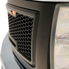 Paramount Automotive 41-0196MB Matte Black ABS LED Impulse Mesh Grille - Body from Black Patch Performance