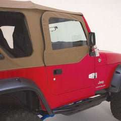 Rampage 68117 Complete Top, Frame & Hardware for Soft Upper Doors - Black Patch Performance - RAMP68117