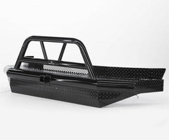 94-02 Dodge Ram 2500/3500 & 94-01 Dodge Ram 1500 Ranch Hand Legend Bullnose Bumper - Black Patch Performance - RANCBTD941BLR