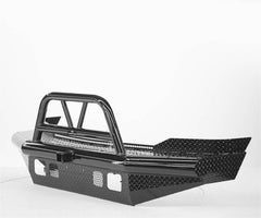 99-04 Ford F250/F350 Ranch Hand Legend Bullnose Bumper - Black Patch Performance - RANCBTF991BLR