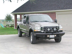 99-04 Ford F250/F350 Ranch Hand Legend Bullnose Bumper - Black Patch Performance - RANCBTF991BLR