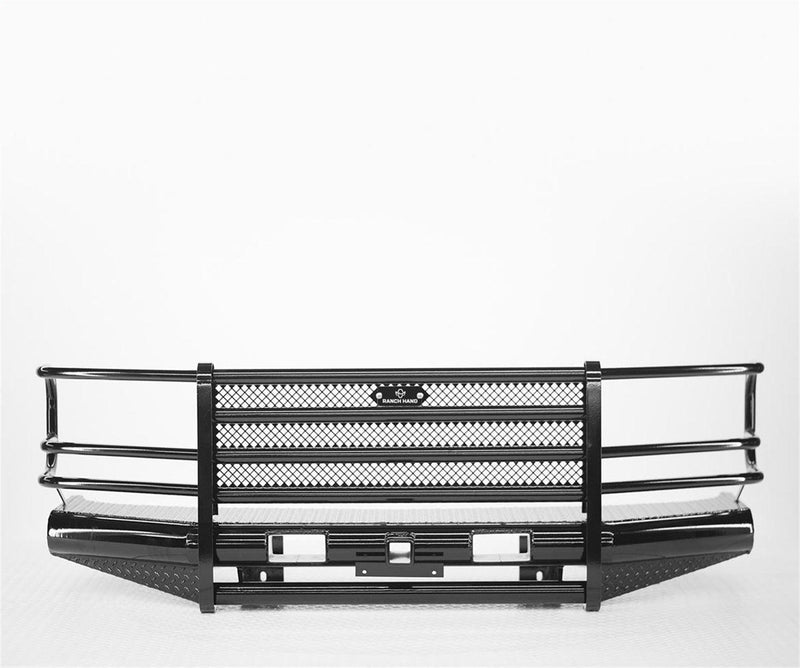 94-97 Ford F250/F350 & 92-96 Ford F150 Ranch Hand Legend Front Bumper - Black Patch Performance - RANCFBF921BLR