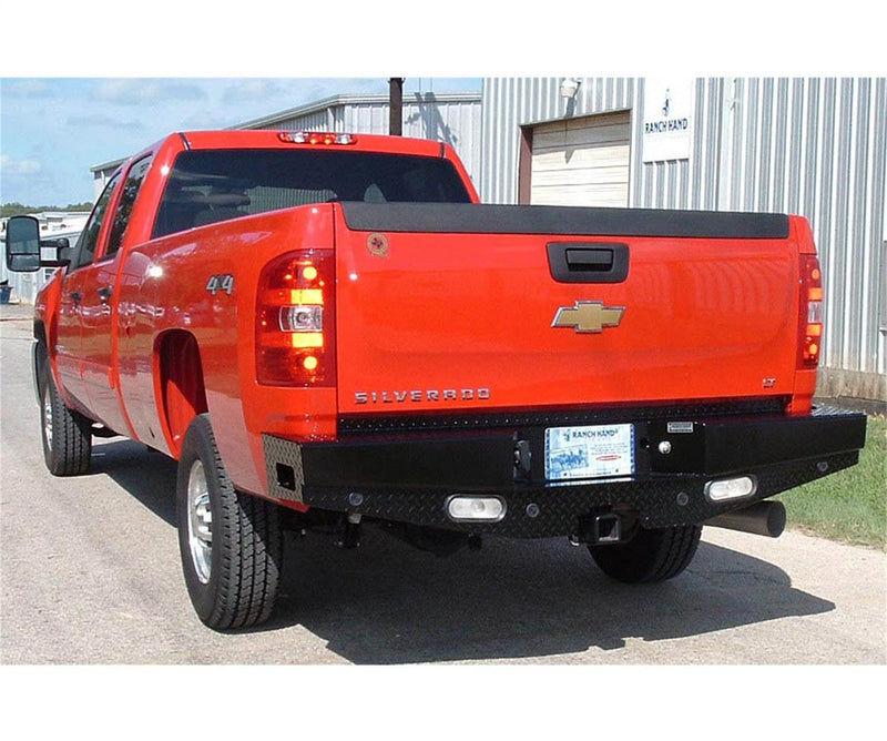 07.5-10 Chevrolet & GMC 2500/3500 Ranch Hand Sport Rear Bumper - Black Patch Performance - RANCSBC081BLSL
