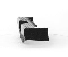 09-18 Ram 1500 & 19-24 Ram 1500 Classic Ranch Hand Sport Rear Bumper - Black Patch Performance - RANCSBD09HBLSLE