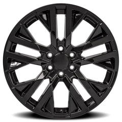 24x10 Replicas by Luxxx C21 6x5.5 Offset (31) Center Bore (78.1) REPC21241061397+31D - A - Black Patch Performance - REPLREPC21241061397+31DA