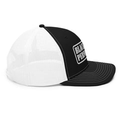 Richardson 112 Stencil Style Logo Hat - White Thread - from Black Patch Performance