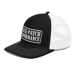 Richardson 112 Stencil Style Logo Hat - White Thread - from Black Patch Performance