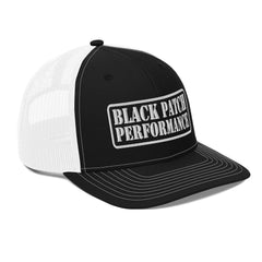 Richardson 112 Stencil Style Logo Hat - White Thread - from Black Patch Performance