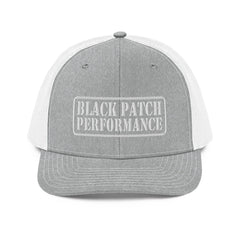 Richardson 112 Stencil Style Logo Hat - White Thread - from Black Patch Performance