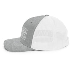 Richardson 112 Stencil Style Logo Hat - White Thread - from Black Patch Performance