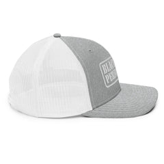 Richardson 112 Stencil Style Logo Hat - White Thread - from Black Patch Performance