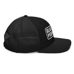 Richardson 112 Stencil Style Logo Hat - White Thread - from Black Patch Performance