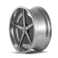 20x8.5 RIDLER 605 5x4.75 Offset (0) Center Bore (83.82) Style #605 | 605 - 2861GM - Black Patch Performance - RIDL6052861GM